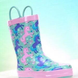 WESTERN CHIEF Unicorn Dreams Rain boots Girl’s shoes  size 13 1